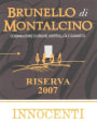 Azienda Agricola Innocenti Brunello di Montalcino Riserva 2007 Front Label