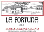 La Fortuna Rosso di Montalcino 2010 Front Label