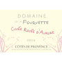 Domaine de la Fouquette Cotes de Provence Rose 2016 Front Label