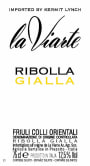 La Viarte Colli Orientali del Friuli Gialla Ribolla 2014 Front Label