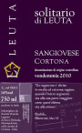 Azienda Agricola Leuta Toscana Solitario di Leuta Sangiovese 2010 Front Label