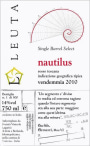 Azienda Agricola Leuta Nautilus Single Barrel Select Rosso 2010 Front Label
