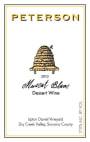Peterson Muscat Blanc Dessert Wine 2010 Front Label