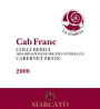 Azienda Agricola Marcato Colli Berici La Giareta Cabernet Franc 2008 Front Label