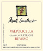 Monte Santoccio Valpolicella Ripasso Classico Superiore 2010 Front Label