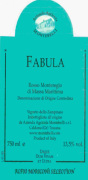 Azienda Agricola Montebelli Monteregio di Massa Marittima Fabula Rosso 2006 Front Label