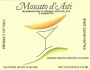 Azienda Agricola Mustela Moscato d'Asti 2015 Front Label