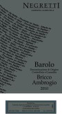 Negretti Barolo Bricco Ambrogio 2010 Front Label