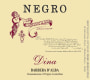 Azienda Agricola Negro Angelo e Figli Barbera d'Alba Dina 2012 Front Label