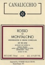 Azienda Agricola Pacenti Franco Rosso di Montalcino Canalicchio 2014 Front Label