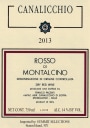 Azienda Agricola Pacenti Franco Rosso di Montalcino Canalicchio 2013 Front Label