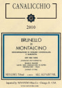 Azienda Agricola Pacenti Franco Brunello di Montalcino Canalicchio 2010 Front Label