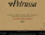 Azienda Agricola Petrussa Colli Orientali del Friuli Schioppetino di Prepotto 2007 Front Label