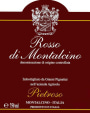 Pietroso Rosso di Montalcino 2010 Front Label