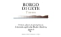 Azienda Agricola Reale Colli di Salerno Andrea Borgo di Gete Tintore 2010 Front Label