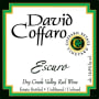 David Coffaro Estate Vineyard Escuro Red 2013 Front Label
