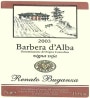Azienda Agricola Renato Buganza Barbera d'Alba Vigna Veja 2003 Front Label