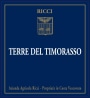 Daniele Ricci Colli Tortonesi Terre del Timorasso 2011 Front Label