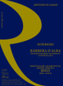 Azienda Agricola Rigo Vini Barbera d'Alba Superiore 2011 Front Label