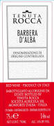 Azienda Agricola Tenuta Rocca Barbera d'Alba 2012 Front Label