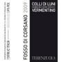 Terenzuola Colli di Luni Fosso di Corsano Vermentino 2009 Front Label