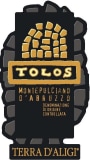 Terra d'Aligi Montepulciano d'Abruzzo Tolos 2009 Front Label