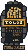 Terra d'Aligi Montepulciano d'Abruzzo Tolos 2006 Front Label