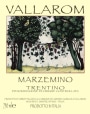 Azienda Agricola Vallarom Trentino Marzemino 2015 Front Label