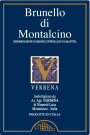Verbena Brunello di Montalcino 2010 Front Label