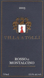 Azienda Agricola Villa A Tolli Srl Rosso di Montalcino 2003 Front Label