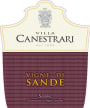 Azienda Agricola Villa Canestrari Vigne di Sande 2010 Front Label