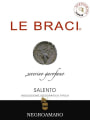 Azienda Monaci Salento Le Braci Negroamaro 2006 Front Label