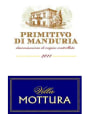 Azienda Mottura Villa Mottura Primitivo di Manduria 2011 Front Label