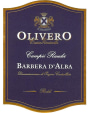 Olivero Mario Barbera d'Alba Campii Raudii 2008 Front Label