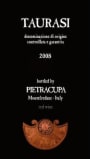 Azienda Vinicola Pietracupa Taurasi 2008 Front Label