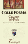 Azienda Vitivinicola Giovanni Terenzi Cesanese del Piglio Colle Forma 2009 Front Label