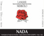 Nada Giuseppe Langhe Nebbiolo 2009 Front Label