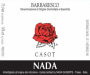 Nada Giuseppe Barbaresco Casot 2010 Front Label