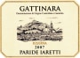 Azienda Vitivinicola Paride Iaretti Gattinara Riserva 2007 Front Label
