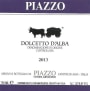 Piazzo Comm. Armando Dolcetto d'Alba 2013 Front Label