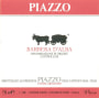 Piazzo Comm. Armando Barbera d'Alba 2014 Front Label