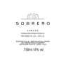 Sobrero Langhe Nebbiolo 2013 Front Label