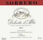 Sobrero Dolcetto d'Alba 2011 Front Label
