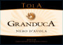Azienda Vitivinicola Tola Sicilia Granduca Nero d'Avola 2008 Front Label