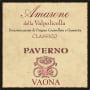 Azienda Vitivinicola Vaona Amarone della Valpolicella Classico Paverno 2011 Front Label