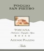 Aziende Piazzini Toscana Poggio San Pietro Rosso 2008 Front Label