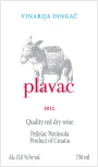 Badel 1862 Dingac Plavac 2012 Front Label