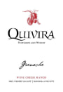 Quivira Wine Creek Ranch Grenache 2011 Front Label