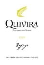Quivira Refuge Sauvignon Blanc 2010 Front Label