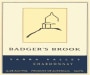 Badger's Brook Vineyard Chardonnay 2014 Front Label